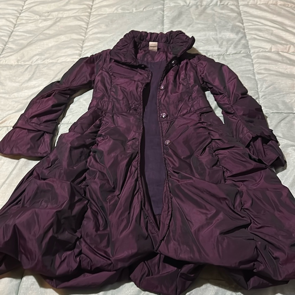 Jottum designer “Bollee” purple nightshade princess long coat